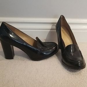 Nine west loafer style heels